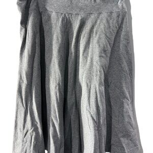 24/7 Classic  light Gray Heather A-Line Skirt size l